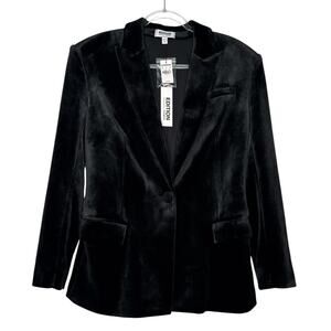 Edition Express 2021 Black Velvet Blazer NWT Modern Large